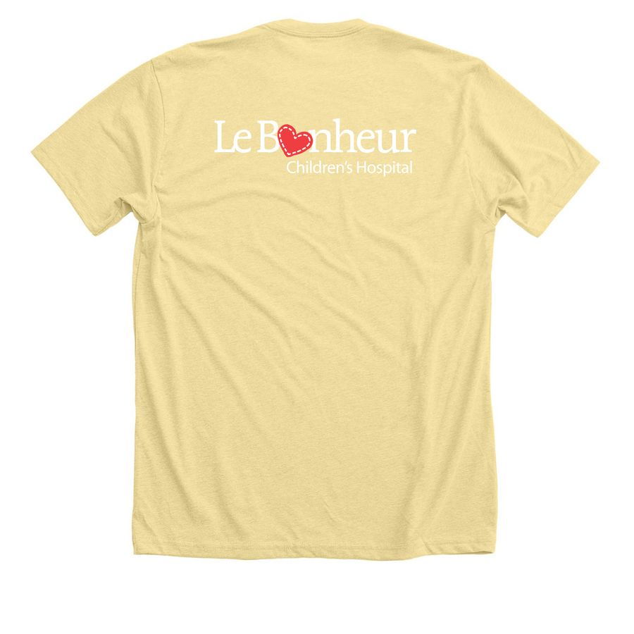 Fall Prevention&nbsp;, a Heather French Vanilla Premium Unisex Tee (back-view)