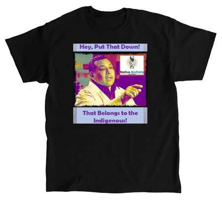 Put That Down #1 Redux, a Black Classic Unisex Tee
