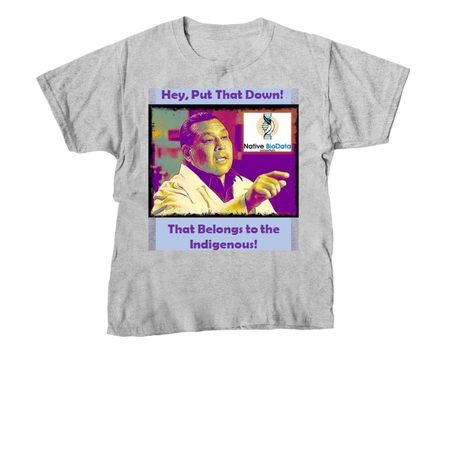 Put That Down #1 Redux, a Sport Grey Youth Unisex Tee