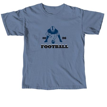 Football time&nbsp;, a Blue Jean Comfort Colors Unisex Tee