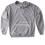 to love is to listen: slp & aud, a Sport Grey Gildan Softstyle Pullover Hoodie (back-view)