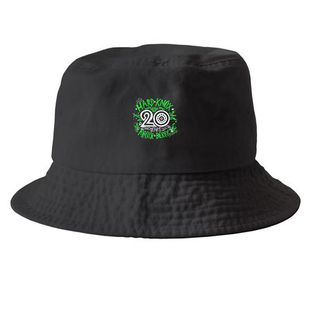 20th Anniversary Hats, a Black Printed Bucket Hat