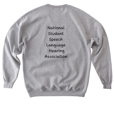 2026-2027 NSSLHA Design, a Sport Grey Softstyle Crewneck Sweatshirt (back-view)