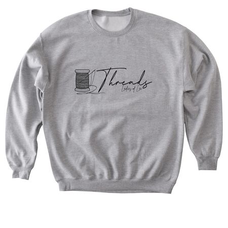 Threads, a Sport Grey Softstyle Crewneck Sweatshirt