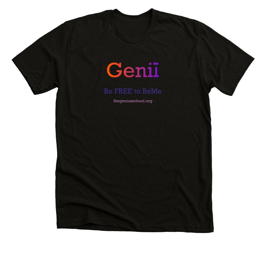 Geni? by Chaz, a Solid Black Blend Premium Unisex Tee