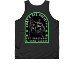 Lounge Fundraiser, a Black Classic Unisex Tank Top (back-view)
