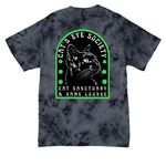 Lounge Fundraiser, a Black Crystal Tie Dye Tee (back-view)