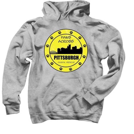 Paws Across Pittsburgh, a Sport Grey Pullover Hoodie