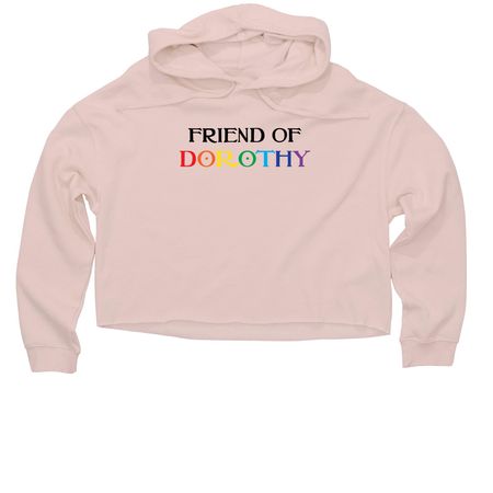 Toto, we're not so subtle anymore!, a Blush Women?s Lightweight Cropped Hoodie