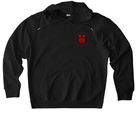 Speak With Dead, a Black Stanley/Stella Unisex Cruiser 2.0 Pullover Hoodie