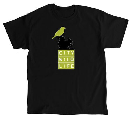 City Wildlife Logo, a Black Classic Unisex Tee