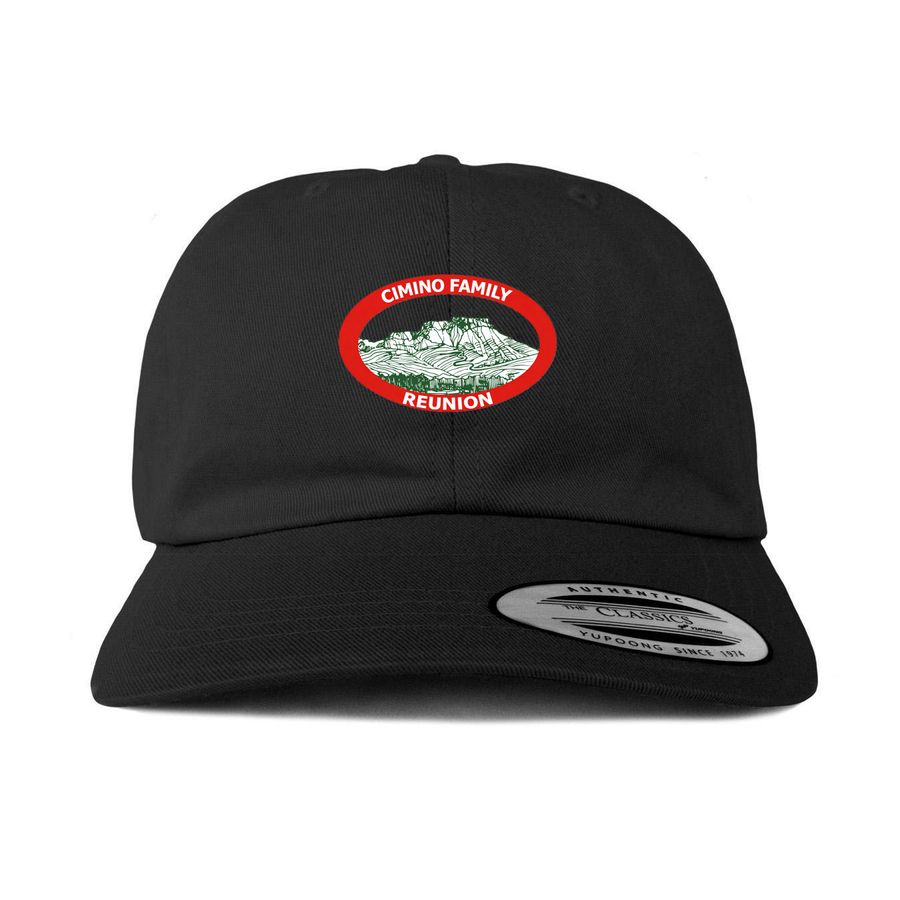 Cimino Family Reunion - Hat, a Black Printed Classic Baseball Cap