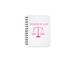 "Women In Law" Spiral Notebook, a White Spiral Notebook