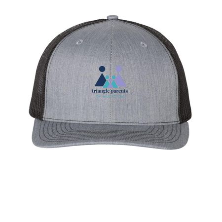 Hats- New Logo, a Heather Grey/ Black Printed Snapback Trucker Cap
