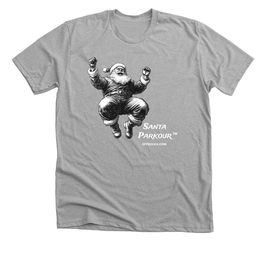 Partaking Parkour? Collection, a Athletic Heather Premium Unisex Tee