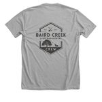 Land Management Crew Shirt, a Athletic Heather Premium Unisex Tee (back-view)