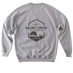 Land Management Crew Shirt, a Sport Grey Softstyle Crewneck Sweatshirt (back-view)