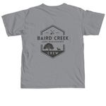 Land Management Crew Shirt, a Granite Comfort Colors Unisex Tee (back-view)