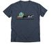 Great Global Greyhound Walk, a Heather Navy Premium V-Neck Tee
