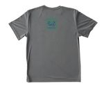 ARPF River Tee-Wicking Style, a Grey Concrete Heather Youth Performance Tee (back-view)