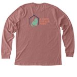 Don't Get Your Tinsel in a Tangle!, a Heather Mauve Premium Long Sleeve Tee (back-view)