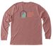 Don't Get Your Tinsel in a Tangle!, a Heather Mauve Premium Long Sleeve Tee (back-view)