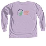 Don't Get Your Tinsel in a Tangle!, a Orchid Comfort Colors Long Sleeve Tee (back-view)