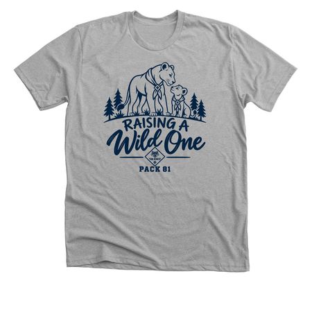 Mama Lion Tee, a Athletic Heather Premium Unisex Tee