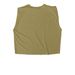 Crop Tops - Besterns 2026, a Faded Army Women's Heavyweight Garment Dye Muscle Tee (back-view)