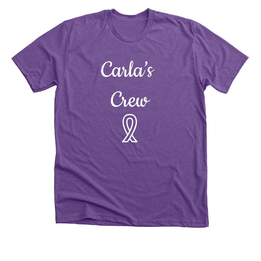 Faith, Hope, Strength, and Love, a Heather Team Purple Premium Unisex Tee