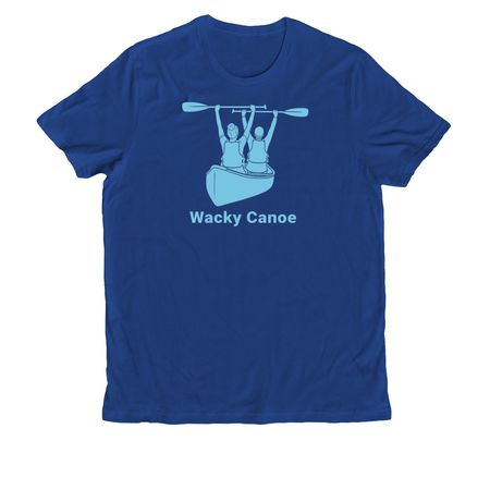 Wacky Canoe, a Andromeda Blue Allmade Organic Cotton Unisex Tee