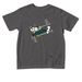 Go Birds-Toddler_Green 1, a Charcoal Toddler Tee