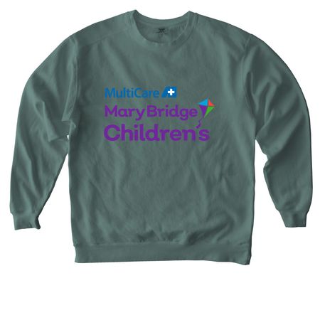 MB Logo&nbsp;, a Blue Spruce Comfort Colors Crewneck Sweatshirt