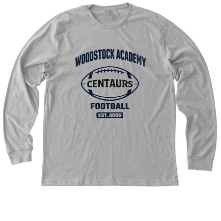 WA Football Apparel, a Athletic Heather Premium Long Sleeve Tee
