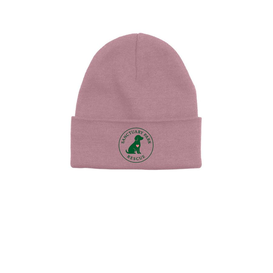 Hat Collective, a Cosmic Pink Printed Base Camp Beanie