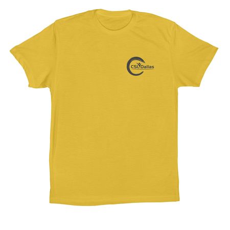 Thriving - A State of Being, a Maize Yellow Premium Cotton Tee