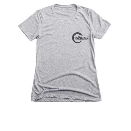 Thriving - A State of Being, a Dark Heather Grey Women's Slim Fit Tee