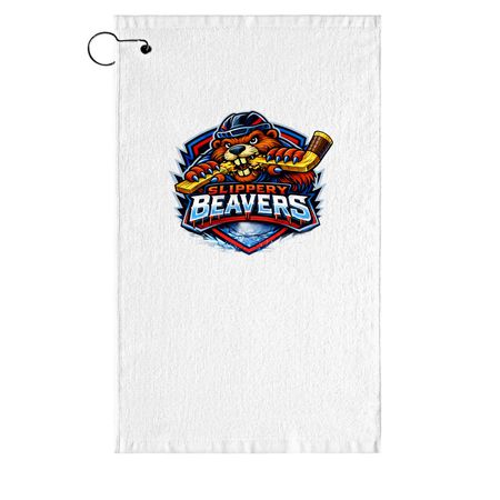 Golf Towel, a White Golf Towel