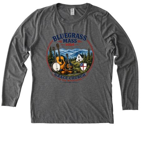 Bluegrass Mass 2026, a Aluminum Grey Allmade Eco Triblend Women?s Long Sleeve Tee