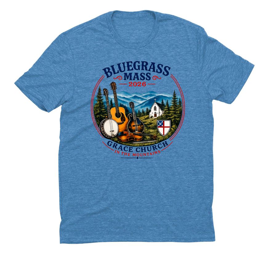Bluegrass Mass 2026, a Azure Blue Allmade Eco Triblend Unisex Tee