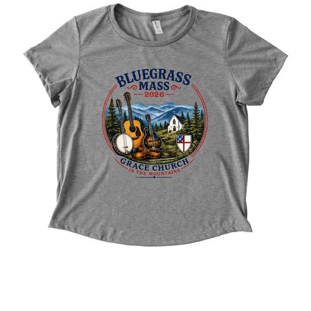 Bluegrass Mass 2026, a Aluminum Grey Allmade Eco Triblend Women?s Scoop Neck Tee