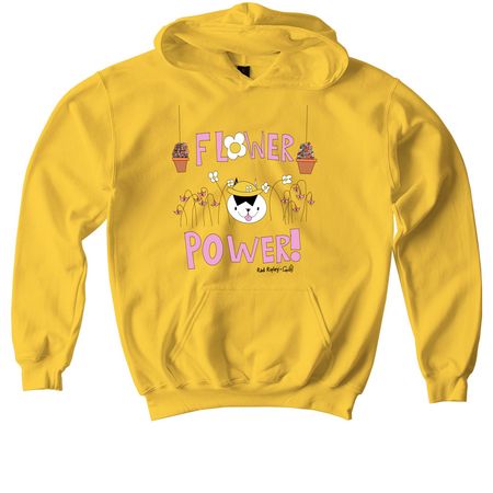 Flower Power, a Daisy Softstyle Youth Pullover Hoodie