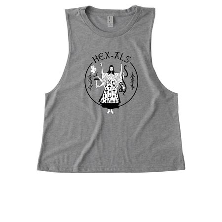 Hex ALS, a Aluminum Grey Allmade Eco Triblend Women?s Muscle Tank