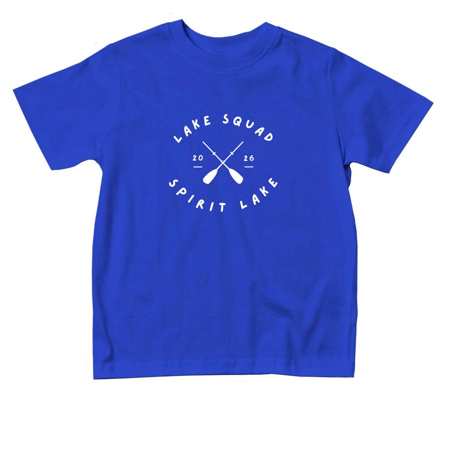 Toddler "Lake Squad", a Royal Blue Toddler Tee