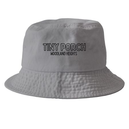 Tiny Porch, a Grey Printed Bucket Hat