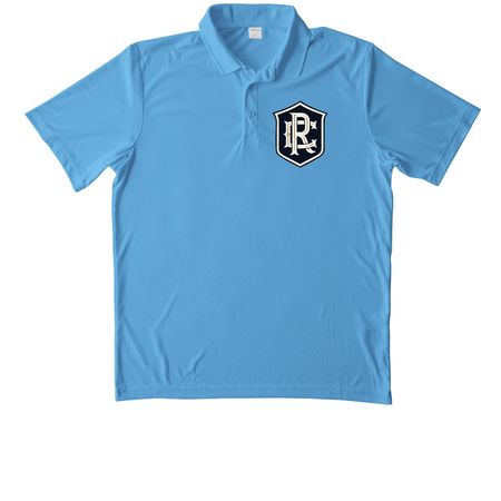 Rock Creek Crest, a Carolina Blue Unisex Performance Polo