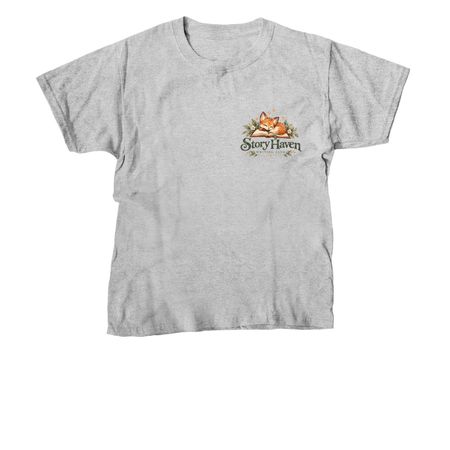 Story Haven Writing Club, a Sport Grey Youth Unisex Tee