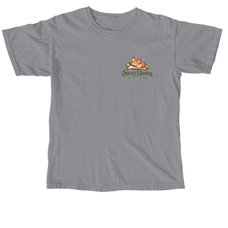 Story Haven Writing Club, a Granite Comfort Colors Unisex Tee