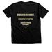 Mighty Mia: Every Shirt Helps, a Black Heather Premium Unisex Tee (back-view)