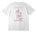 Wagon & Patent, a White Unisex Heavyweight Tee (back-view)